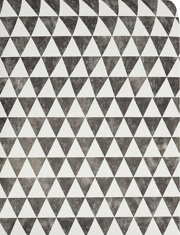 4. Zwart wit driehoek behang