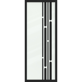 Skantrae SlimSeries One Zwart Binnendeur SSL 4524 Nevel glas