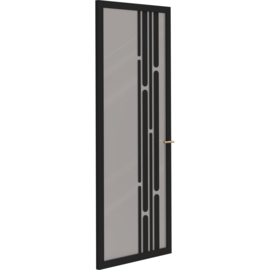 Skantrae SlimSeries One Zwart Binnendeur SSL 4524 Rook glas