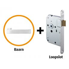 Deurkruk pakket Baarn RVS