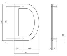 Intersteel Huisletter D