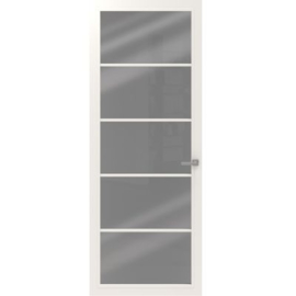 CanDo Cover Glass Binnendeur Chalk White COV3-EE03 | Rookglas