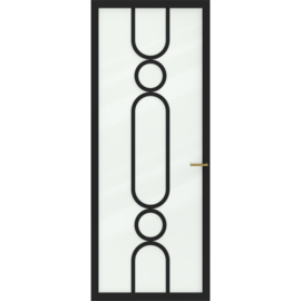 Skantrae SlimSeries One Zwart Binnendeur SSL 4523 Nevel glas