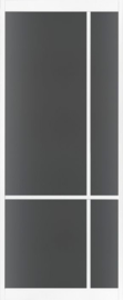 Skantrae SlimSeries Ultra Witte Binnendeur SSL 4207 Rook glas
