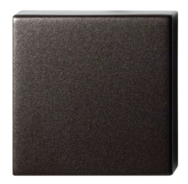 blinde rozet 50x50x8 mm Dark blend