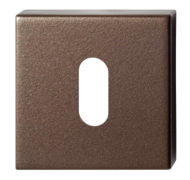 sleutelrozet 50x50x8 mm Bronze blend