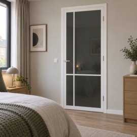 Skantrae SlimSeries Witte Binnendeur SSL 4409 Rookglas