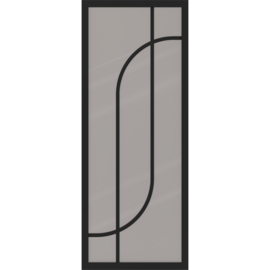 Skantrae SlimSeries One Zwart Binnendeur SSL 4517 Rook glas