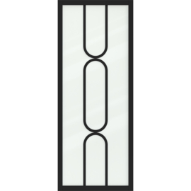 Skantrae SlimSeries One Zwart Binnendeur SSL 4522 Nevel glas