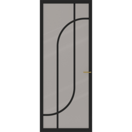 Skantrae SlimSeries One Zwart Binnendeur SSL 4517 Rook glas