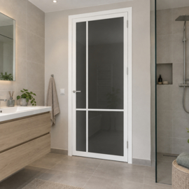 Skantrae SlimSeries Witte Binnendeur SSL 4409 Rookglas