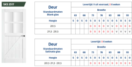 Skantrae Cottage SKS 2517 met blank glas