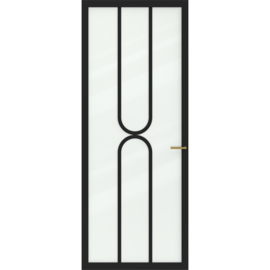 Skantrae SlimSeries One Zwart Binnendeur SSL 4520 Nevel glas