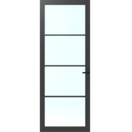 CanDo Cover Glass Binnendeur Iron Grey COV3-FC02 | Blank Glas