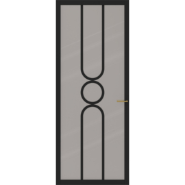 Skantrae SlimSeries One Zwart Binnendeur SSL 4521 Rook glas