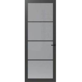 CanDo Cover Glass Binnendeur Iron Grey COV3-FE02 | Rookglas