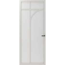 CanDo Elegant Flow Binnendeur Zwart Gegrond ELG2-2D01 | Mat Glas