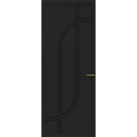 Skantrae SlimSeries Zwarte Binnendeur SSL 4717 paneeldeur
