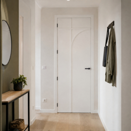 CanDo Elegant Flow Binnendeur Zwart Gegrond ELG2-2D01 | Mat Glas