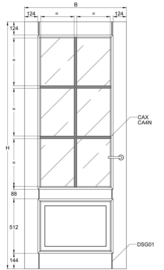 Svedex binnendeur Character CA13 blank glas