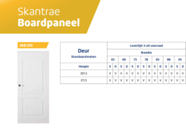 Skantrae Board SKB 205 houtnerf structuur