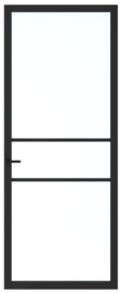 Skantrae SlimSeries Zwarte Binnendeur SSL 4010 Blank glas