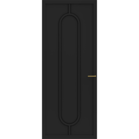 Skantrae SlimSeries Zwarte Binnendeur SSL 4719 paneeldeur
