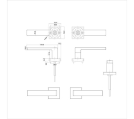 Deurkruk Prolock Cunera rvs