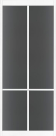 Skantrae SlimSeries Ultra Witte Binnendeur SSL 4208 Rookglas