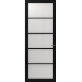 CanDo Cover Glass Binnendeur Carbon Black COV3-DD03 | Mat Glas