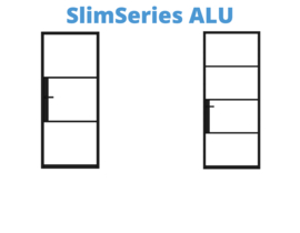 SlimSeries ALU opdekdeur