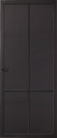 Skantrae SlimSeries Zwarte Binnendeur SSL 4088 paneeldeur