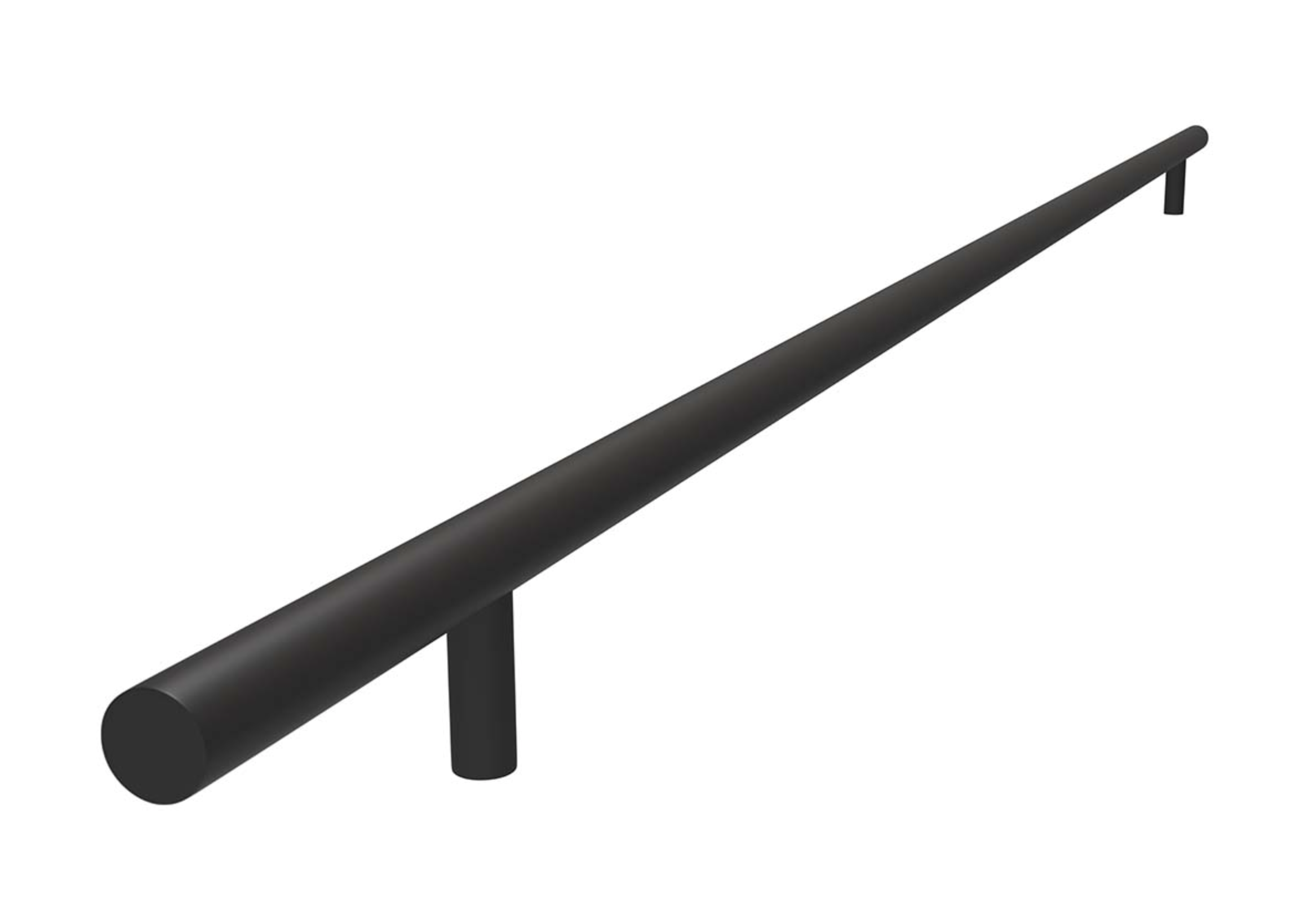 Skantrae Zwart deurgreep Orbit 19x1200