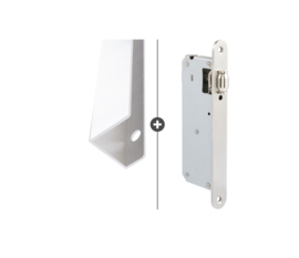 Draaideur pakket Slimserie hang- en sluitwerk 709 - Deurgreep Vernal 30 RVS