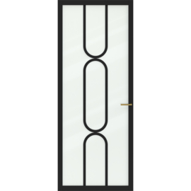 Skantrae SlimSeries One Zwart Binnendeur SSL 4522 Nevel glas