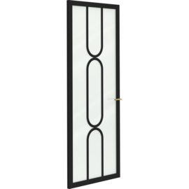 Skantrae SlimSeries One Zwart Binnendeur SSL 4522 Nevel glas