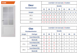 Skantrae Essence E020 Facet blank glas