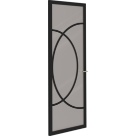 Skantrae SlimSeries One Zwart Binnendeur SSL 4518 Rook glas