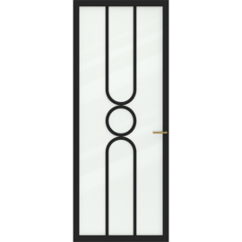 Skantrae SlimSeries One Zwart Binnendeur SSL 4521 Nevel glas