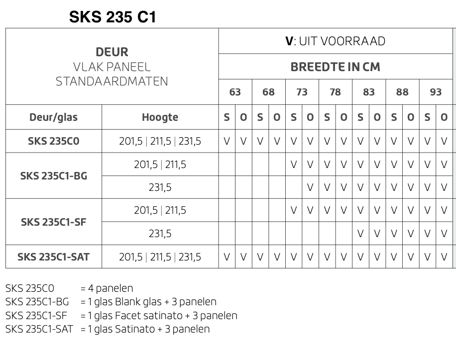 Skantrae Original SKS 235 C1 Satinato glas