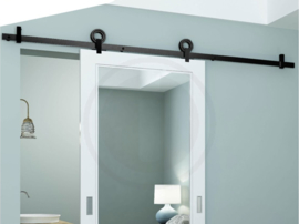 Schuifdeursysteem modern top mat zwart