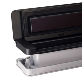 Homebox Brievenbus Buitenklep Zwart (RAL9005) & Binnenklep grijs (RAL7047)