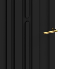 Skantrae SlimSeries Zwarte Binnendeur SSL 4724 paneeldeur
