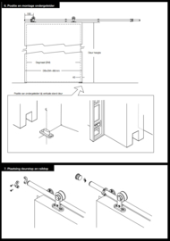 Skantrae schuifsysteem Delta RVS
