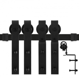 Kastenwandsysteem Lanka zwart 183 cm