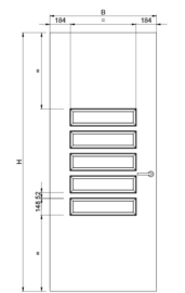 Svedex binnendeur Passie AE25 blank glas