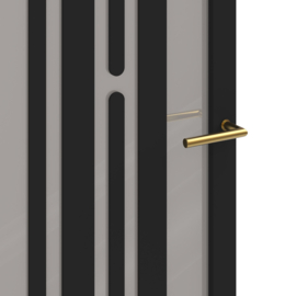Skantrae SlimSeries One Zwart Binnendeur SSL 4524 Rook glas