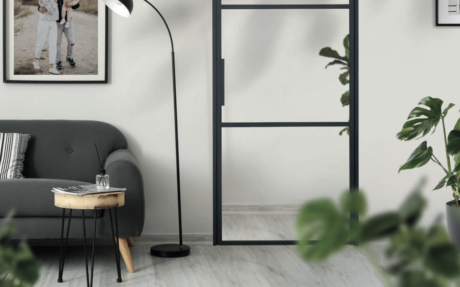 Aluminium DKC "Nero Industriale" Milano 56x37mm