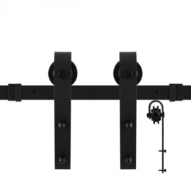 Schuifdeursysteem Lanka Zwart 150 cm