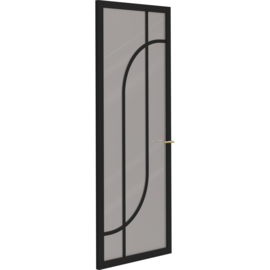Skantrae SlimSeries One Zwart Binnendeur SSL 4517 Rook glas